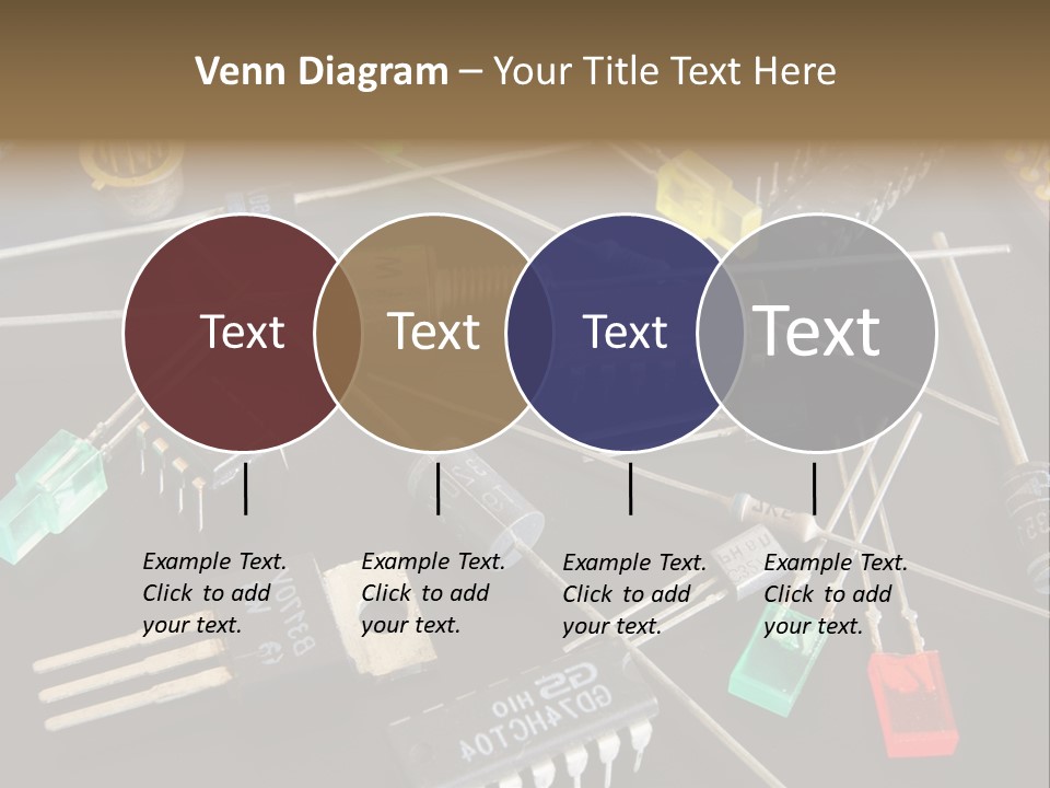 Electric Capacitor Led PowerPoint Template