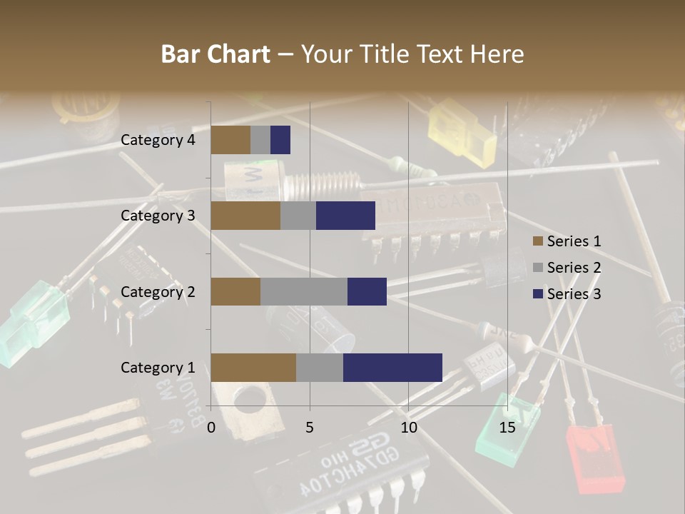 Electric Capacitor Led PowerPoint Template