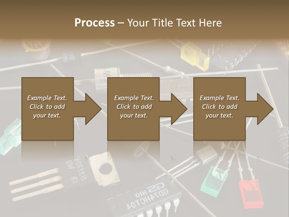 Electric Capacitor Led PowerPoint Template