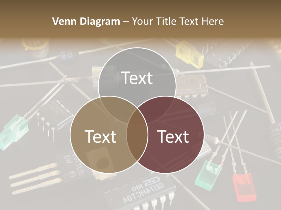 Electric Capacitor Led PowerPoint Template