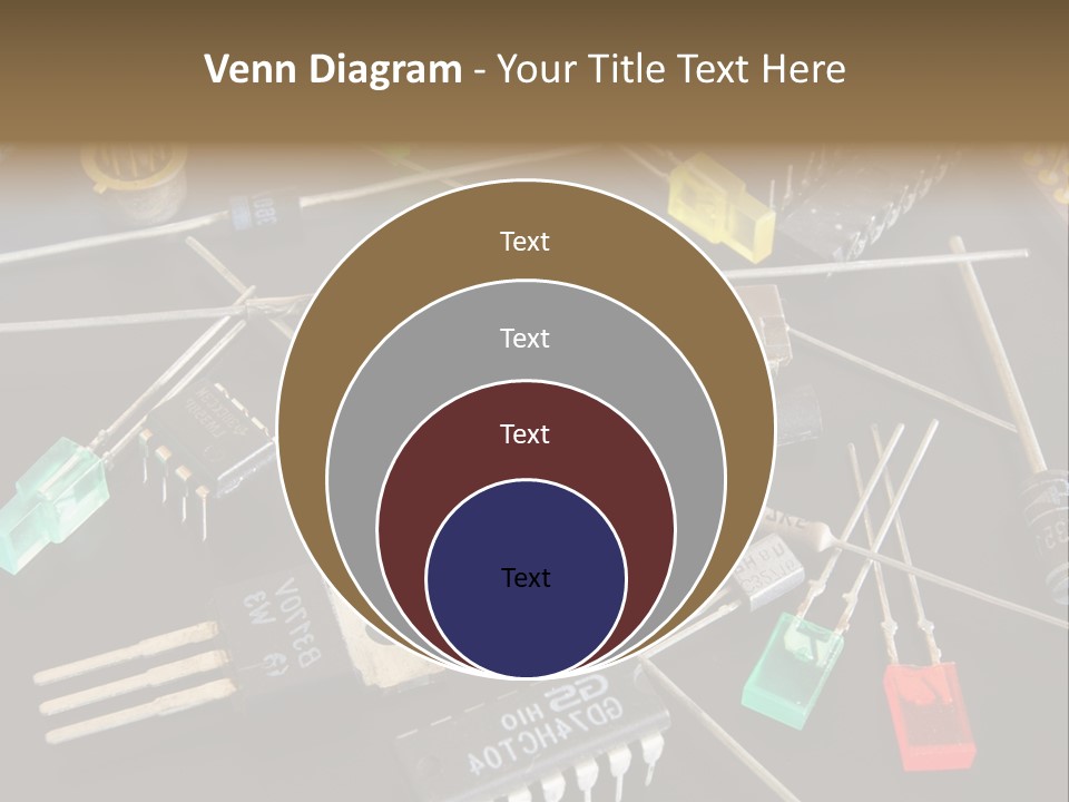 Electric Capacitor Led PowerPoint Template