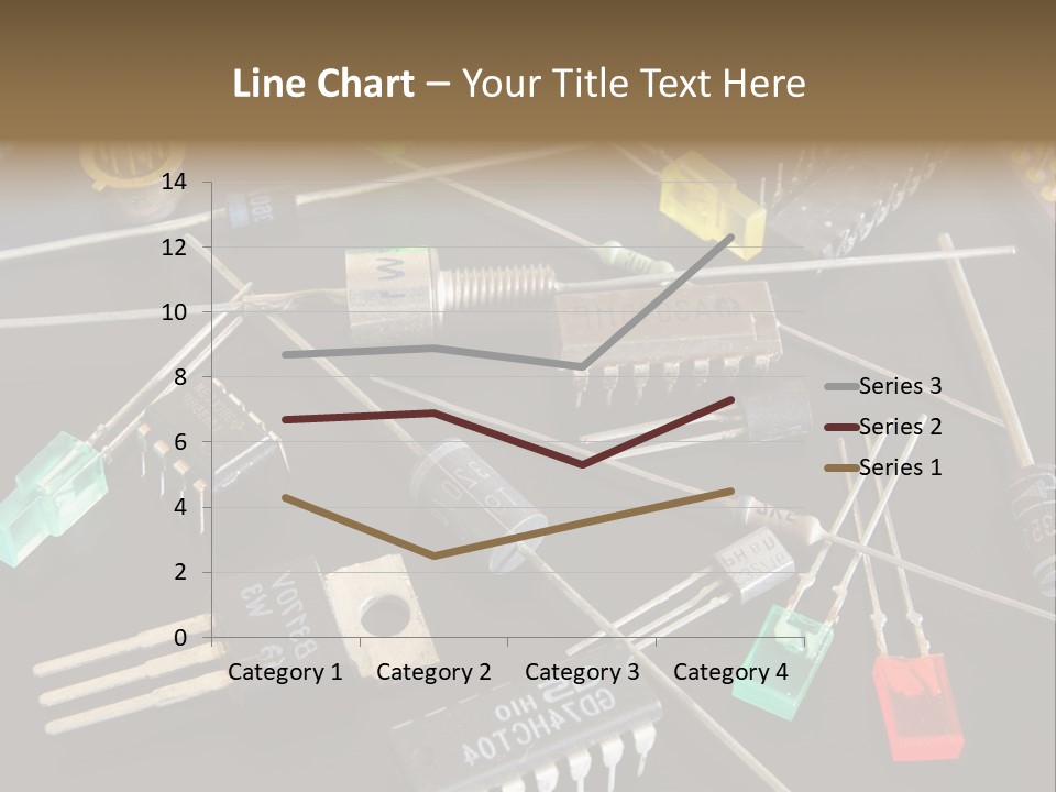 Electric Capacitor Led PowerPoint Template