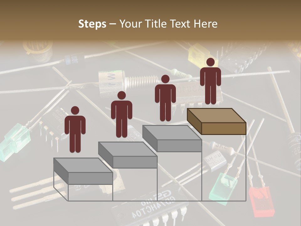 Electric Capacitor Led PowerPoint Template