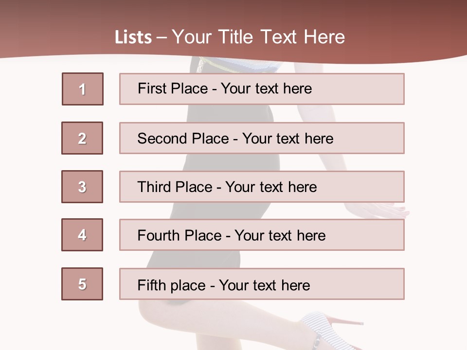Beauty Woman Glamourous PowerPoint Template