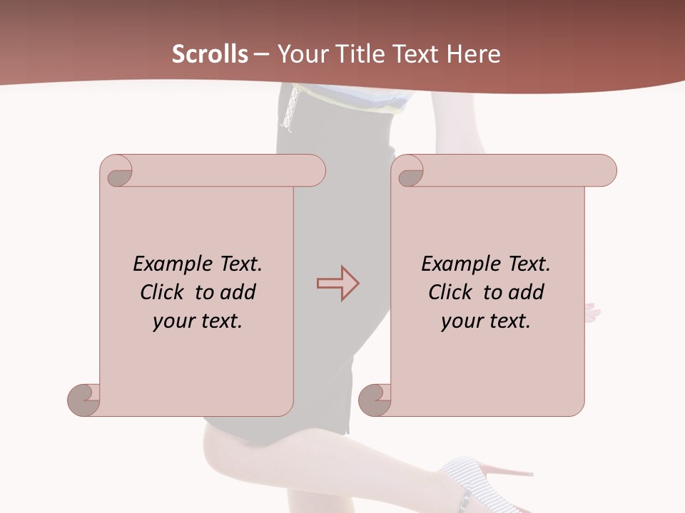 Beauty Woman Glamourous PowerPoint Template