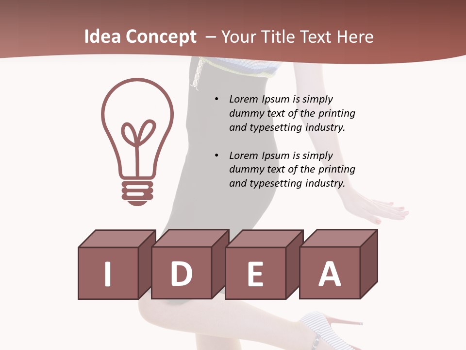 Beauty Woman Glamourous PowerPoint Template