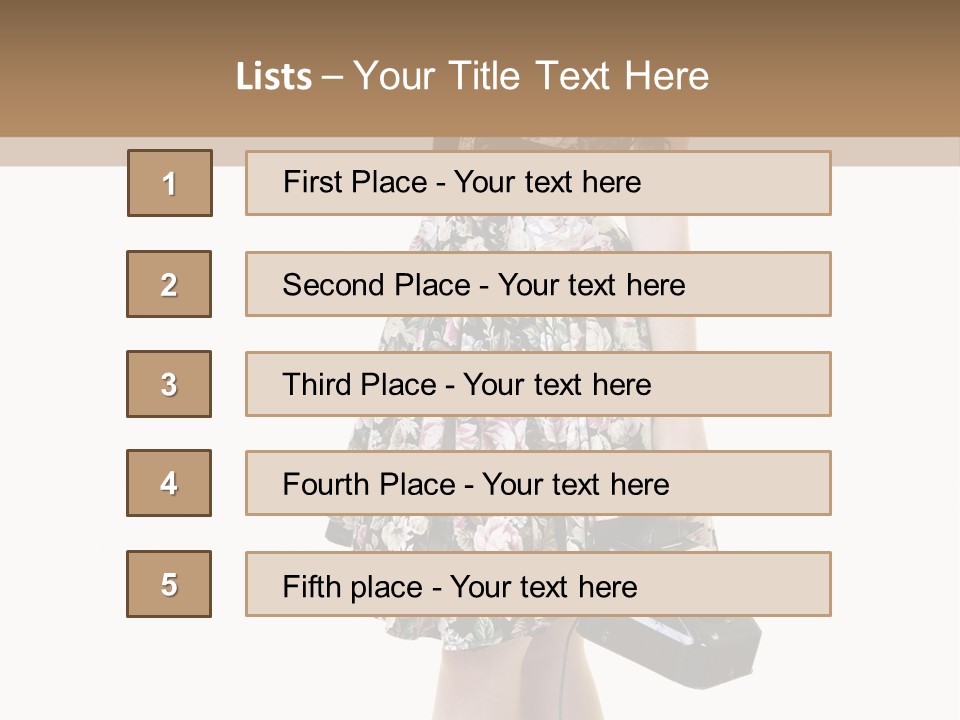 Glamour Pin Up Beauty PowerPoint Template