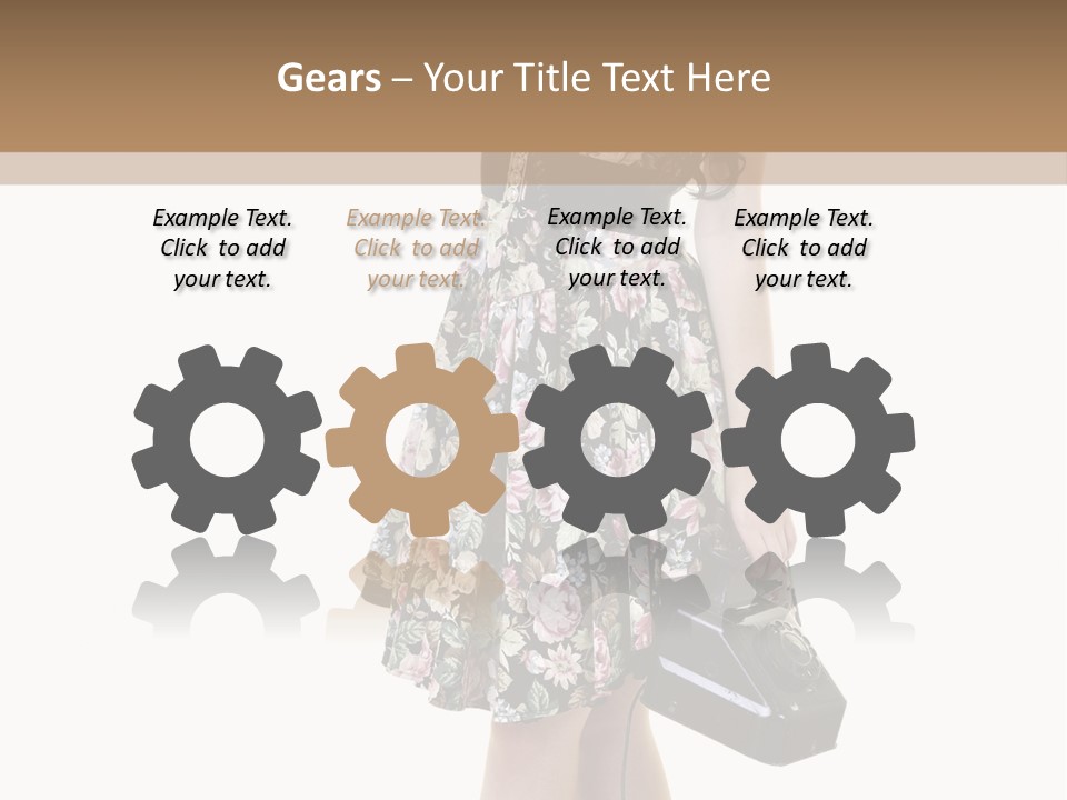 Glamour Pin Up Beauty PowerPoint Template