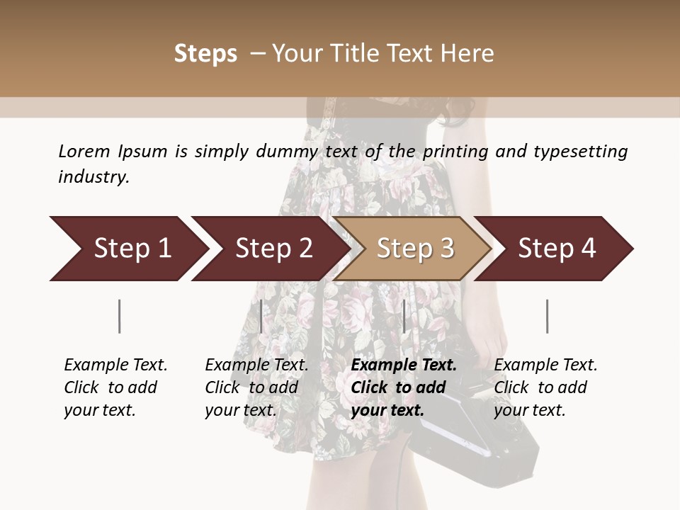 Glamour Pin Up Beauty PowerPoint Template