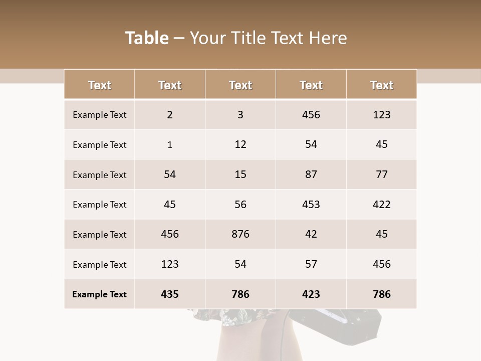 Glamour Pin Up Beauty PowerPoint Template