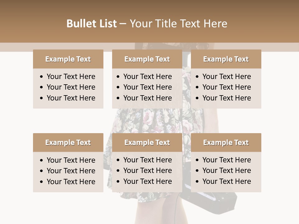 Glamour Pin Up Beauty PowerPoint Template