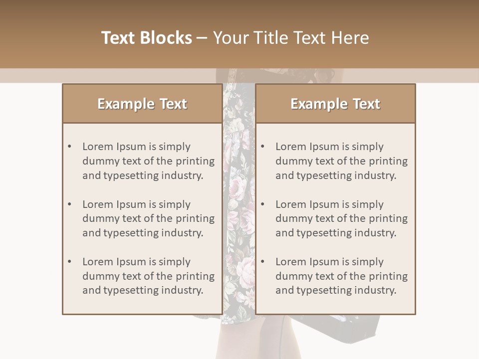 Glamour Pin Up Beauty PowerPoint Template