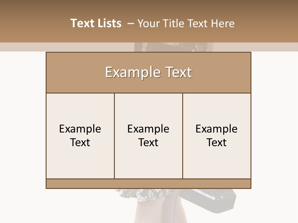 Glamour Pin Up Beauty PowerPoint Template