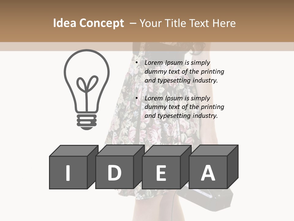 Glamour Pin Up Beauty PowerPoint Template