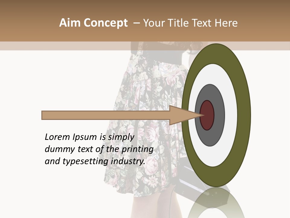 Glamour Pin Up Beauty PowerPoint Template