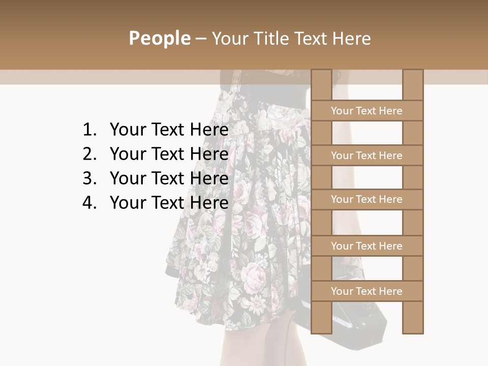 Glamour Pin Up Beauty PowerPoint Template