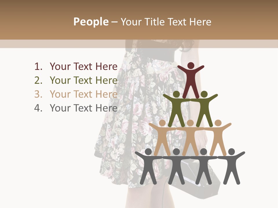 Glamour Pin Up Beauty PowerPoint Template