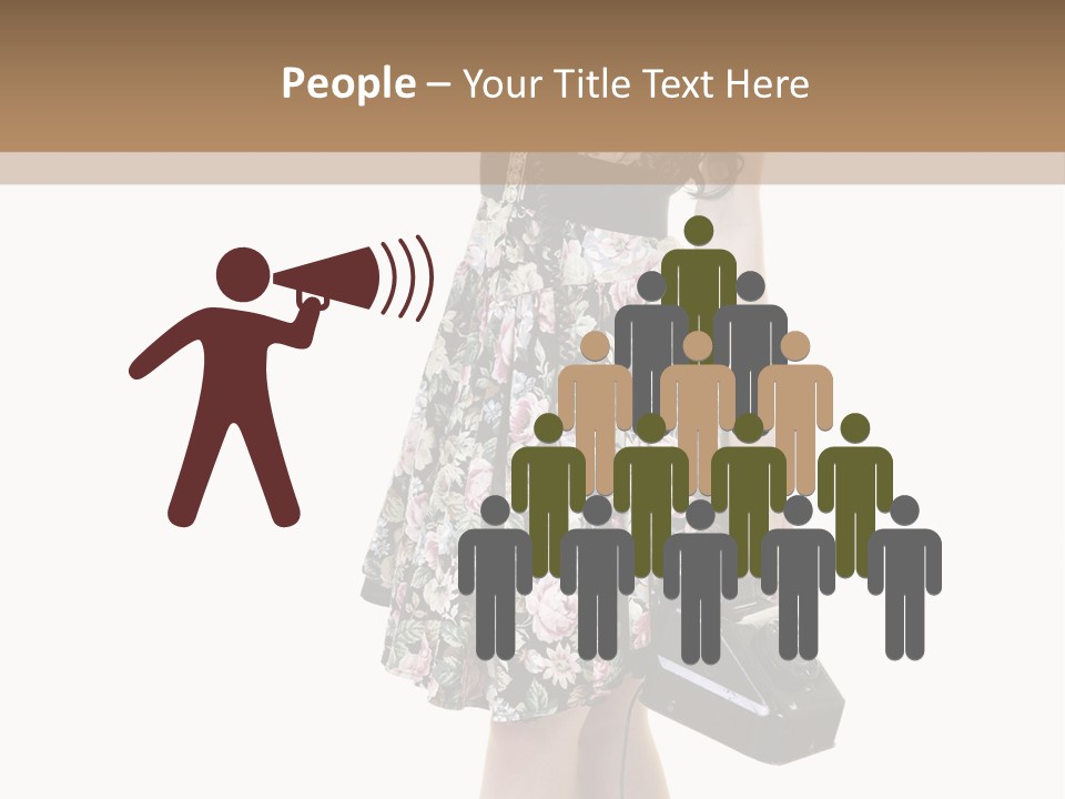 Glamour Pin Up Beauty PowerPoint Template