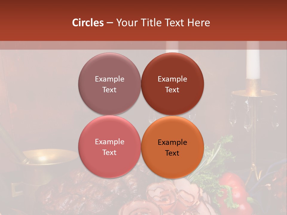 Holiday Meat Vegetable PowerPoint Template