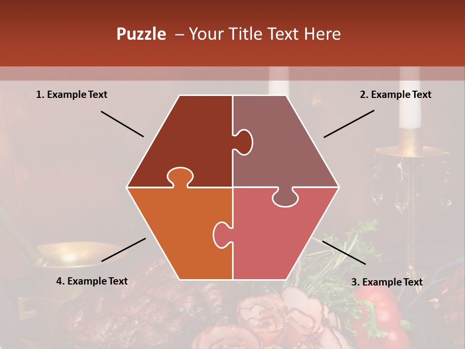 Holiday Meat Vegetable PowerPoint Template