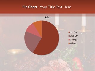 Holiday Meat Vegetable PowerPoint Template