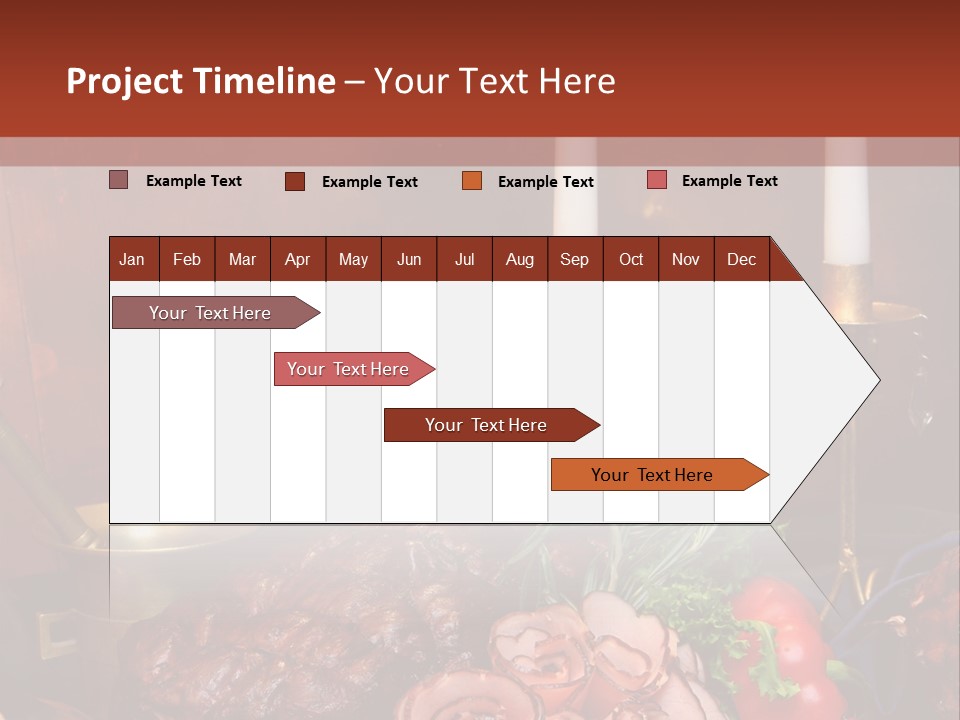 Holiday Meat Vegetable PowerPoint Template