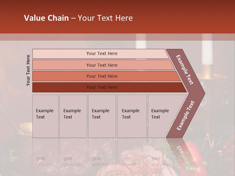 Holiday Meat Vegetable PowerPoint Template