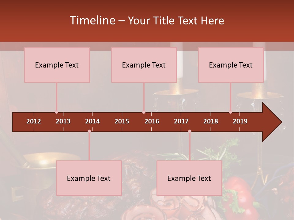 Holiday Meat Vegetable PowerPoint Template