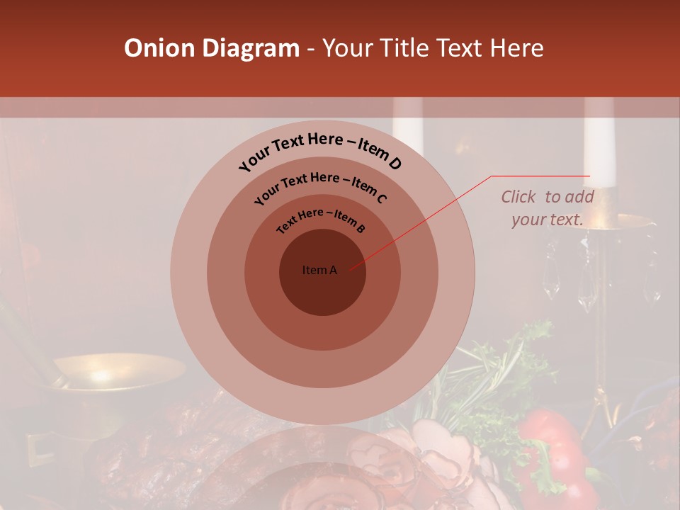 Holiday Meat Vegetable PowerPoint Template