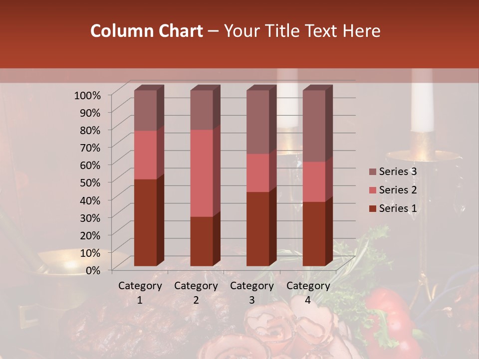 Holiday Meat Vegetable PowerPoint Template
