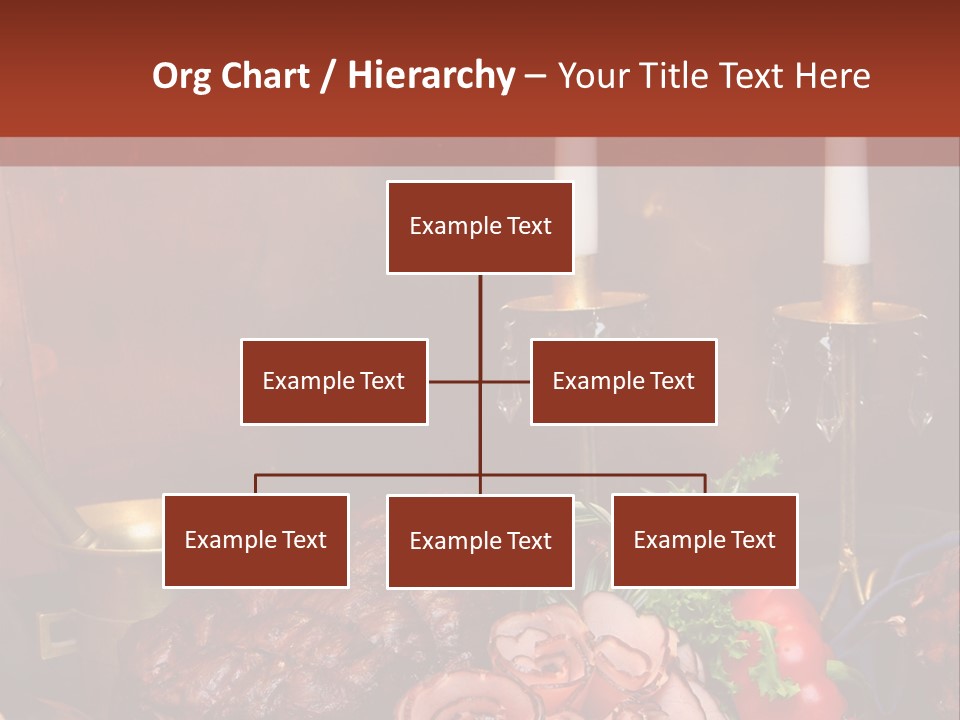 Holiday Meat Vegetable PowerPoint Template