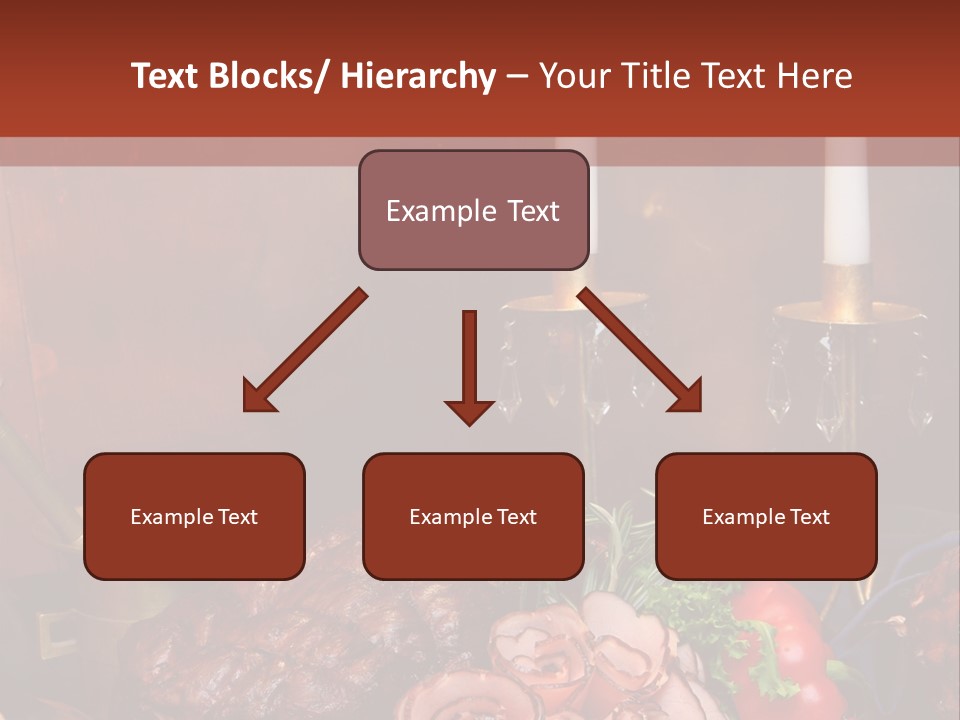 Holiday Meat Vegetable PowerPoint Template