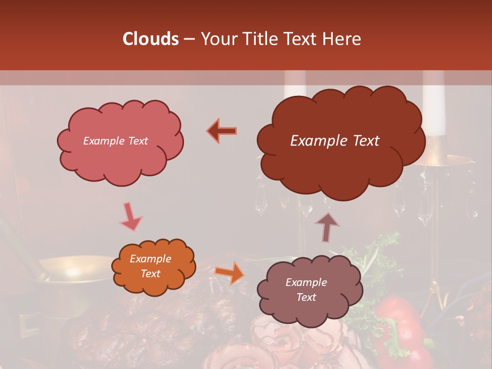 Holiday Meat Vegetable PowerPoint Template