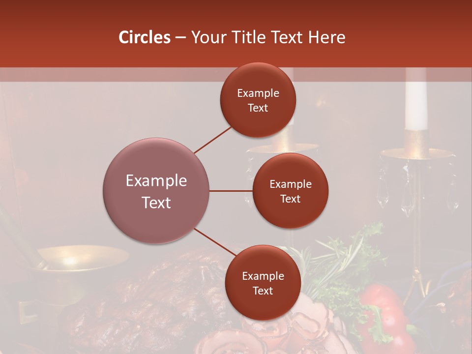 Holiday Meat Vegetable PowerPoint Template