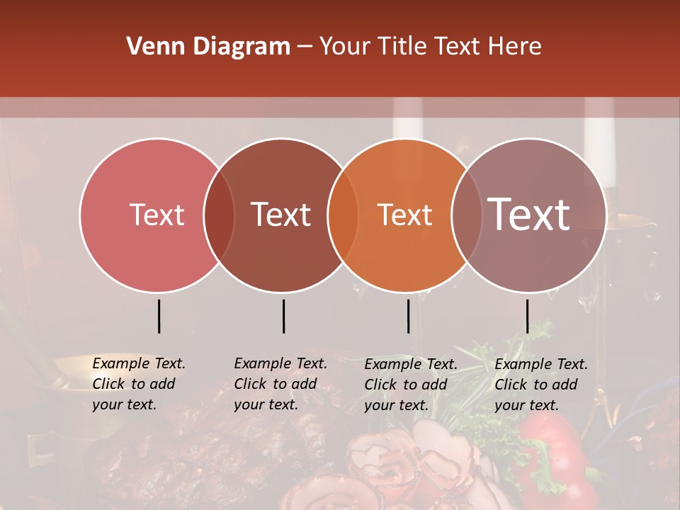 Holiday Meat Vegetable PowerPoint Template
