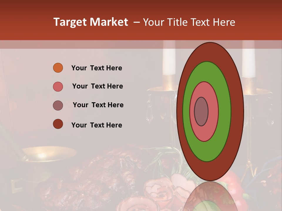 Holiday Meat Vegetable PowerPoint Template