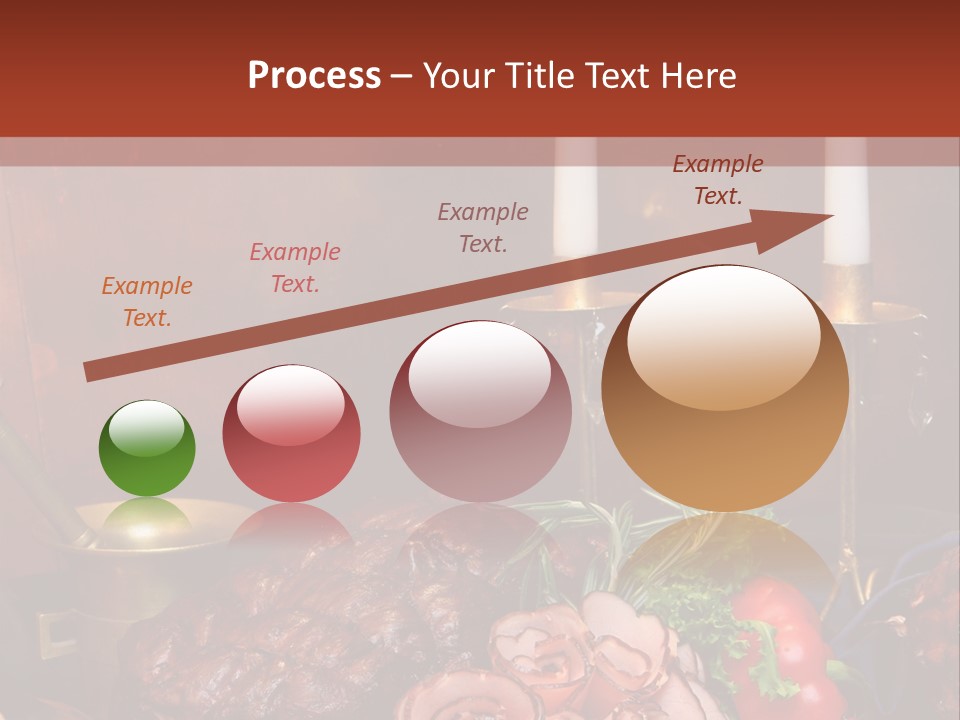 Holiday Meat Vegetable PowerPoint Template