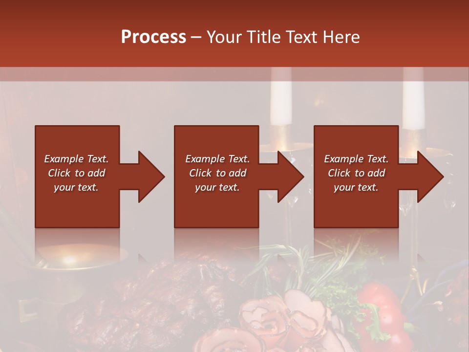 Holiday Meat Vegetable PowerPoint Template