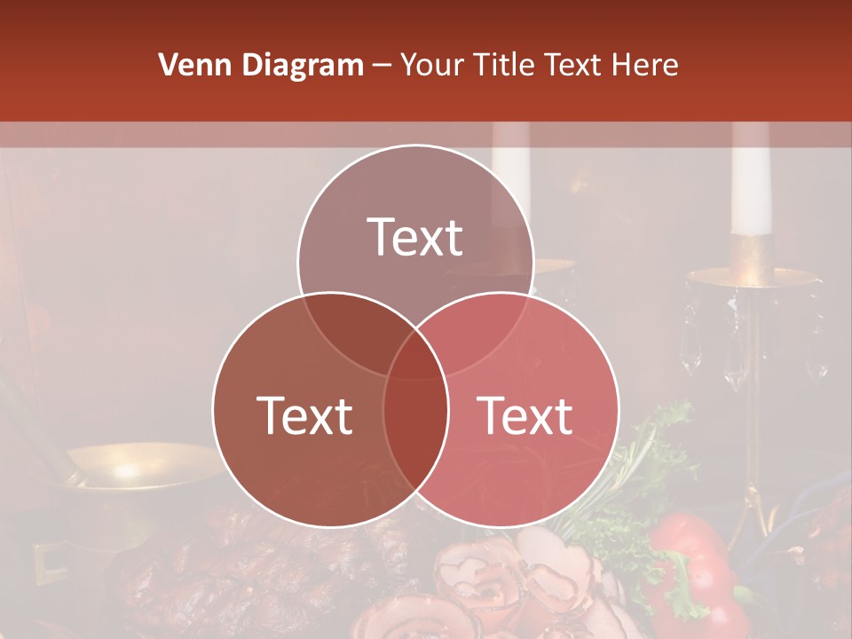 Holiday Meat Vegetable PowerPoint Template
