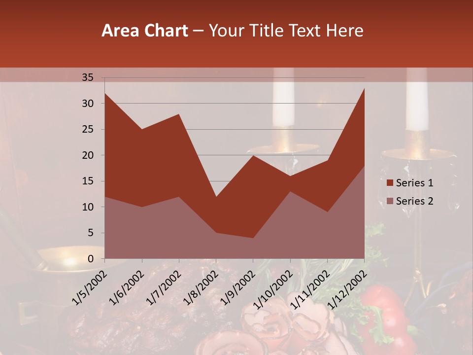 Holiday Meat Vegetable PowerPoint Template