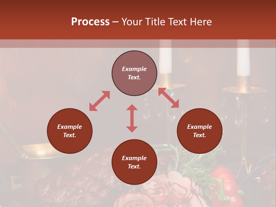 Holiday Meat Vegetable PowerPoint Template