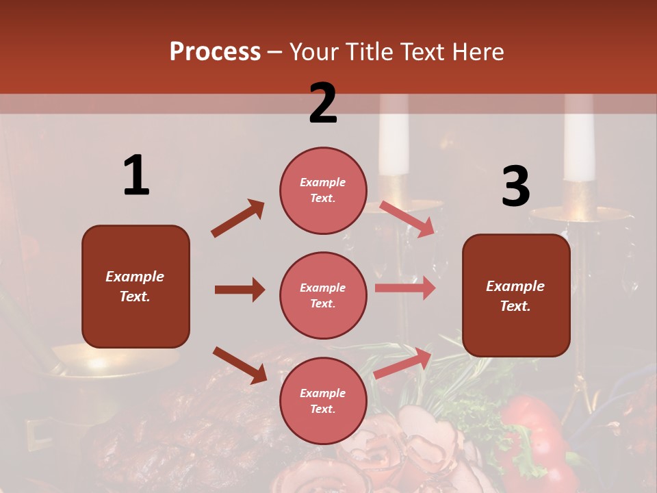 Holiday Meat Vegetable PowerPoint Template