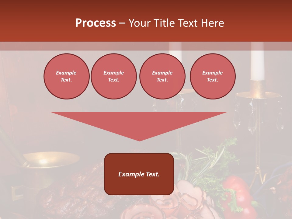 Holiday Meat Vegetable PowerPoint Template