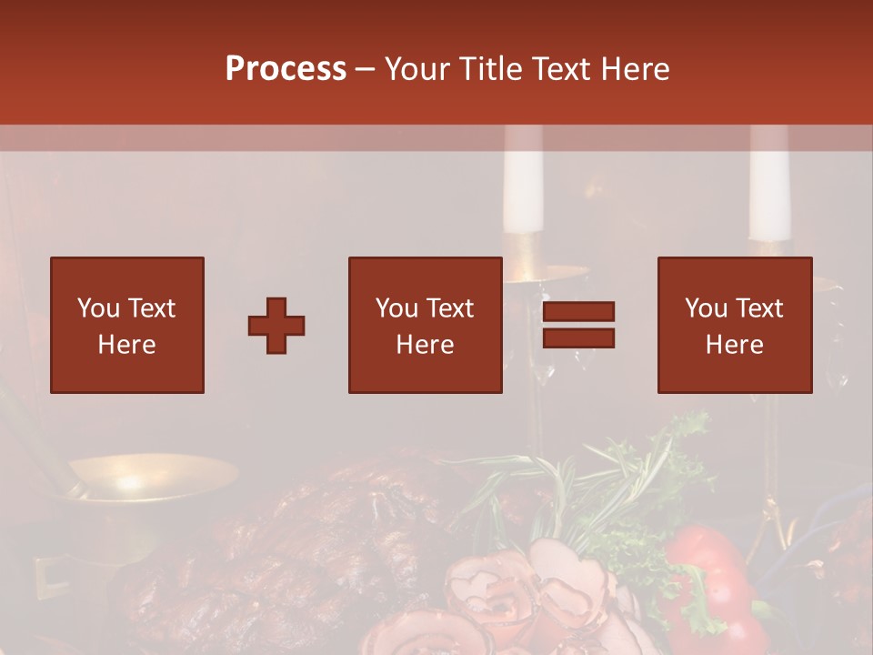 Holiday Meat Vegetable PowerPoint Template