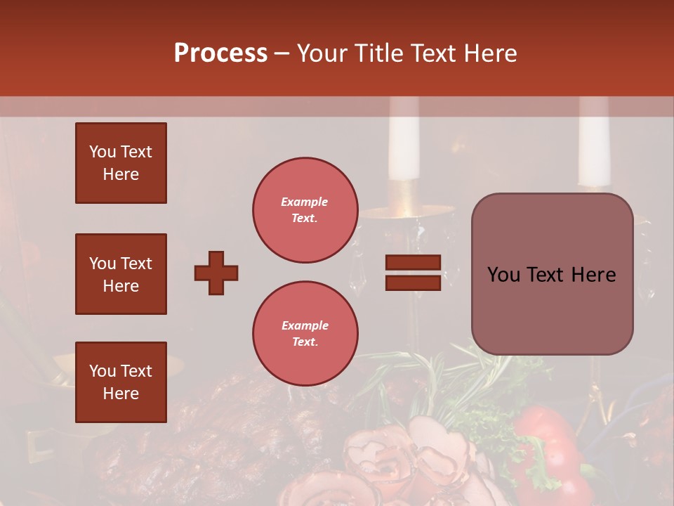 Holiday Meat Vegetable PowerPoint Template