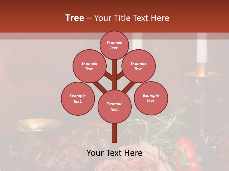 Holiday Meat Vegetable PowerPoint Template