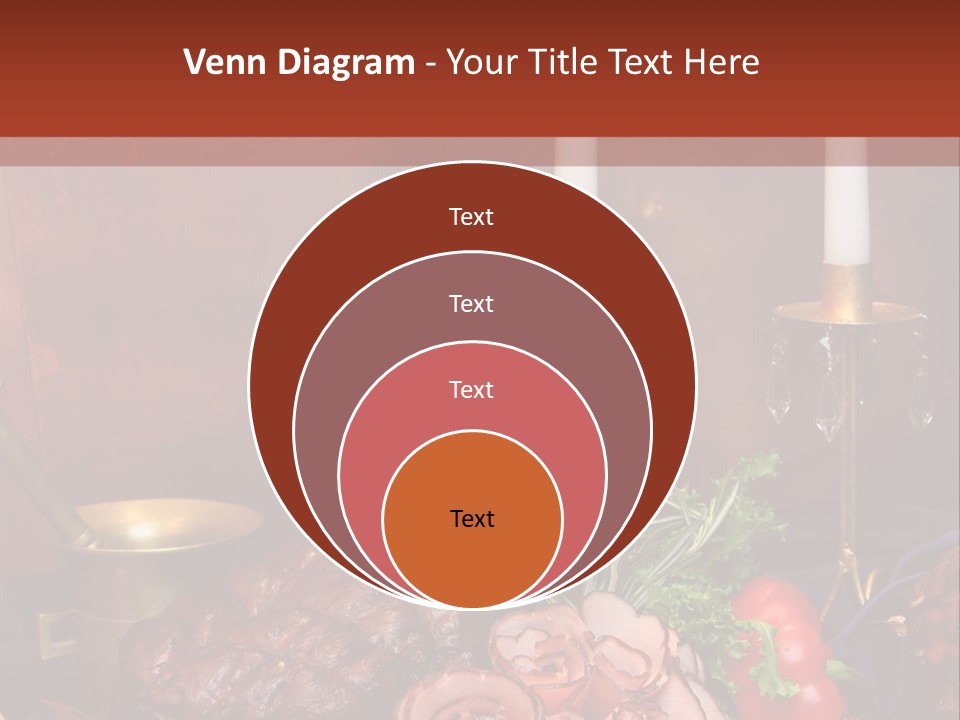 Holiday Meat Vegetable PowerPoint Template