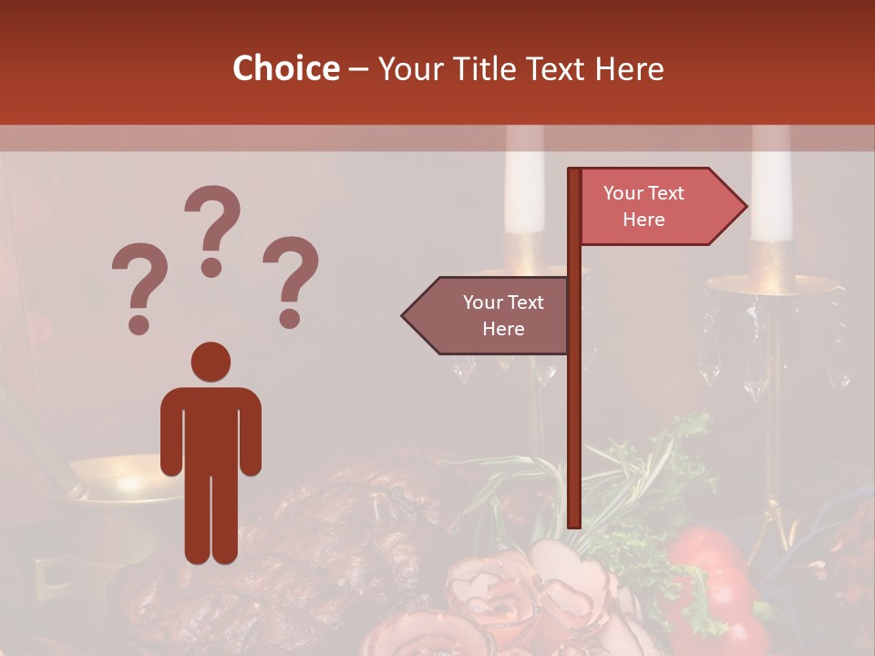 Holiday Meat Vegetable PowerPoint Template