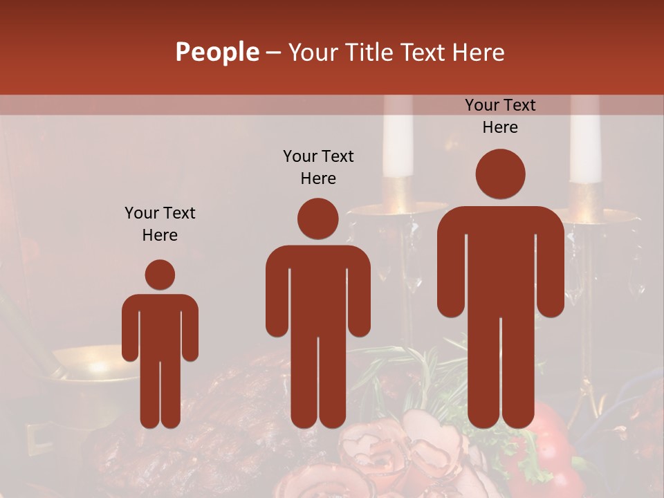 Holiday Meat Vegetable PowerPoint Template