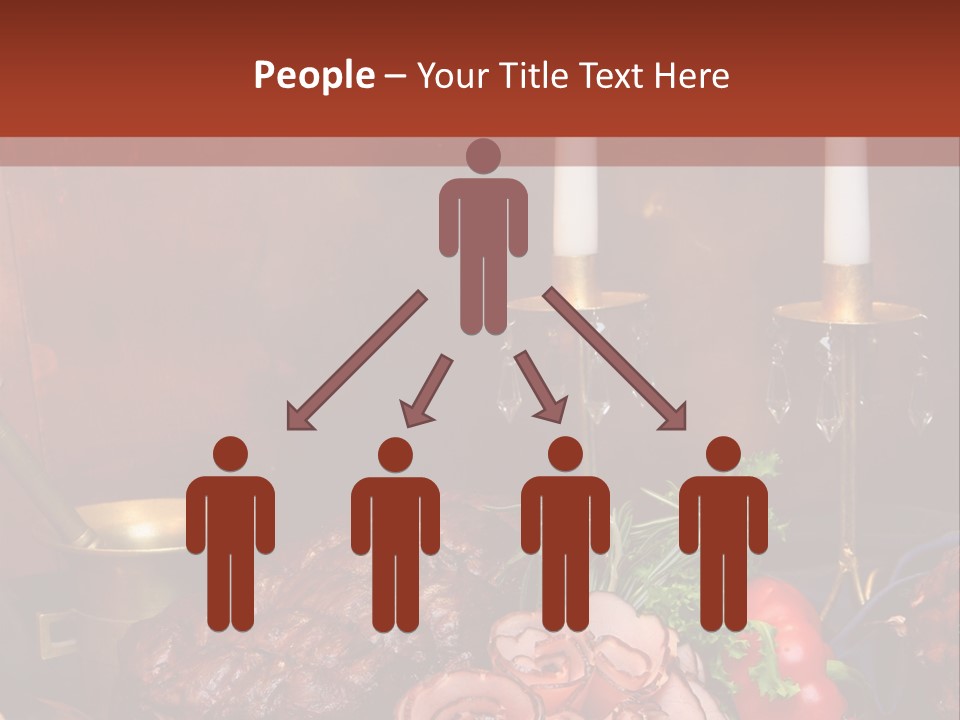 Holiday Meat Vegetable PowerPoint Template